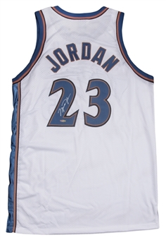 Michael Jordan Signed Washington Wizards Home Jersey (UDA)